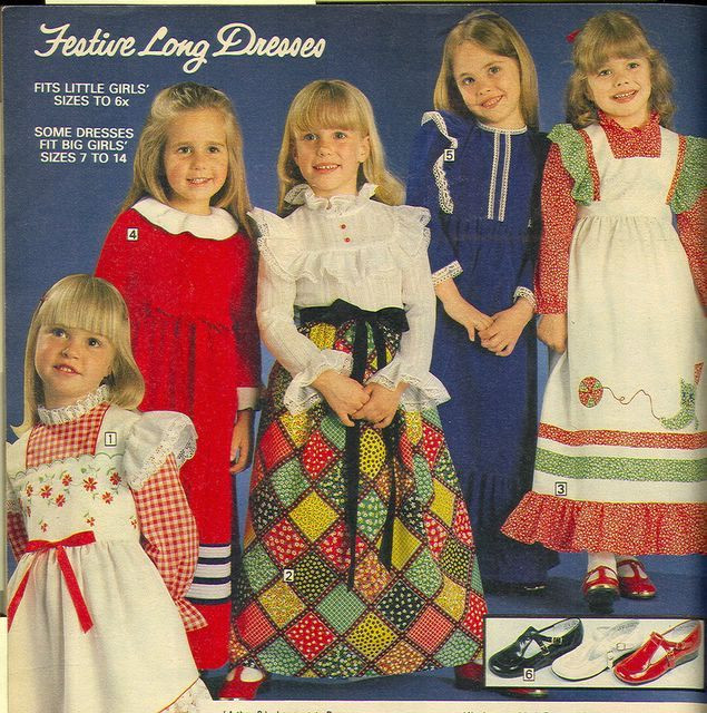 1970S Fashion For Kids
 Sears Catalog dresses