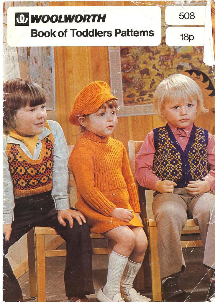1970S Fashion For Kids
 Woolworth Toddlers Patterns 1973