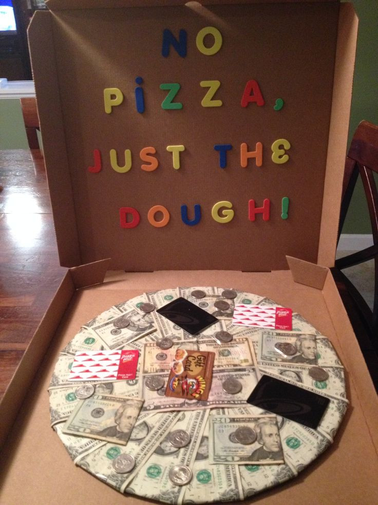 19Th Birthday Gift Ideas
 No pizza just the dough Made this for my son s 19th