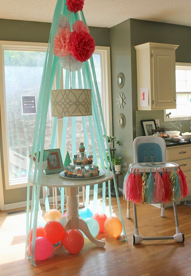 1st Birthday Decorating Ideas
 DIY ADVENTURE THEMED FIRST BIRTHDAY PARTY Oh So