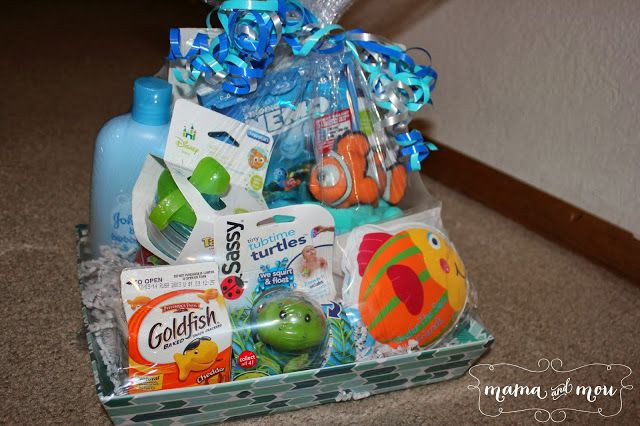 1St Birthday Gift Basket Ideas
 1st Birthday Fish Themed Gift Basket Finding Nemo DVD