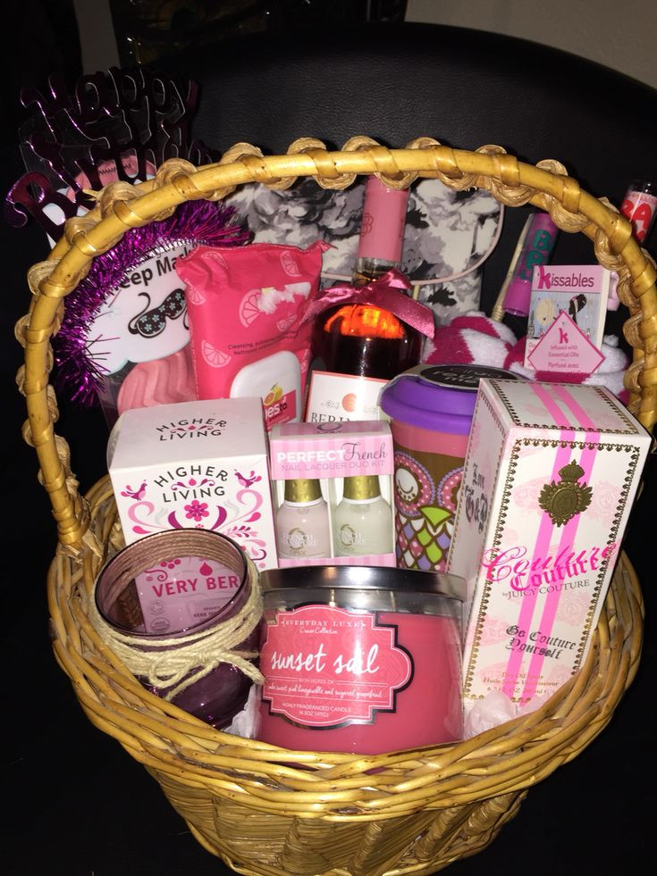 1St Birthday Gift Basket Ideas
 Gift basket I made for my friend s twenty first birthday