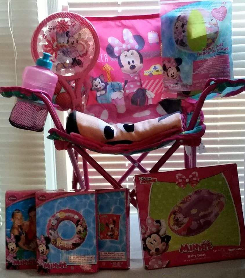 1St Birthday Gift Basket Ideas
 Minnie Mouse Summer Gift Basket