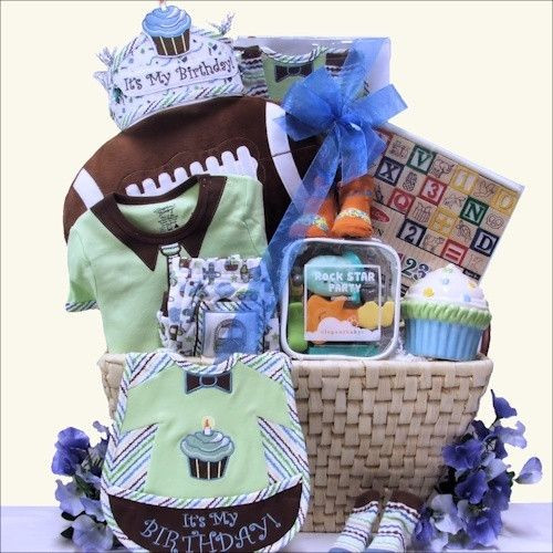 1St Birthday Gift Basket Ideas
 Baby s 1st Birthday Gift Basket Boy