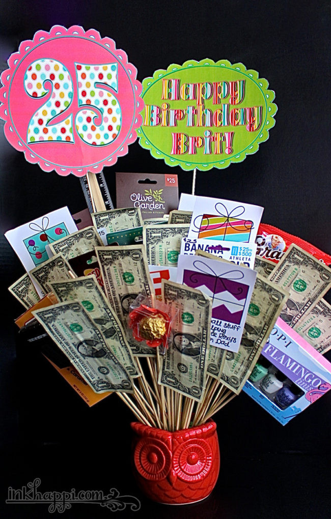 1St Birthday Gift Basket Ideas
 Birthday Gift Basket Idea with Free Printables inkhappi