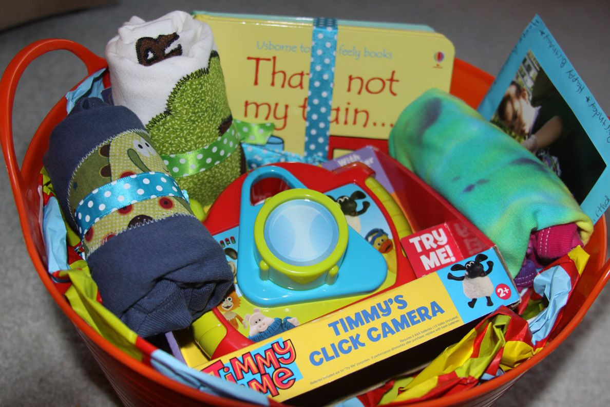 1St Birthday Gift Basket Ideas
 Gift basket ideas to make for child s first birthday