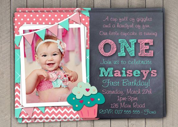 1st Birthday Invitations Girl
 Wording For First Birthday Invitations