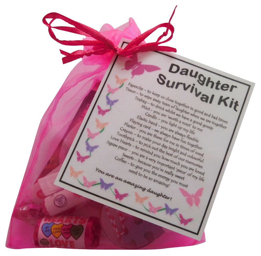 21St Birthday Gift Ideas For Daughter
 Daughter Survival Kit unique keepsake for your daughter