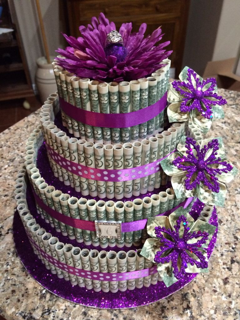 21St Birthday Gift Ideas For Daughter
 MONEY CAKE 25th Birthday cake for my daughter A antique