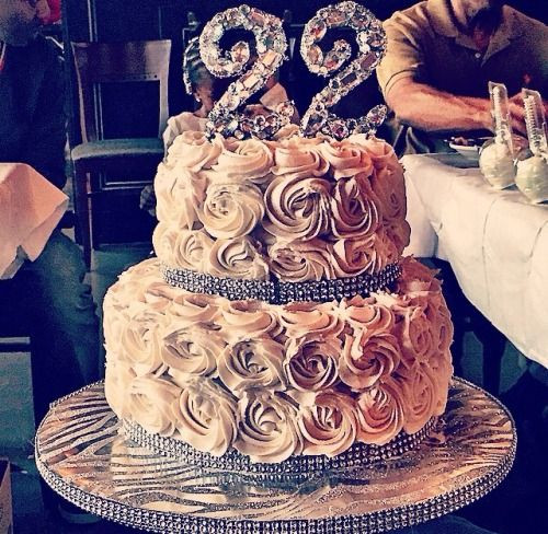 22nd Birthday Cake
 Beautiful Cake via Tumblr