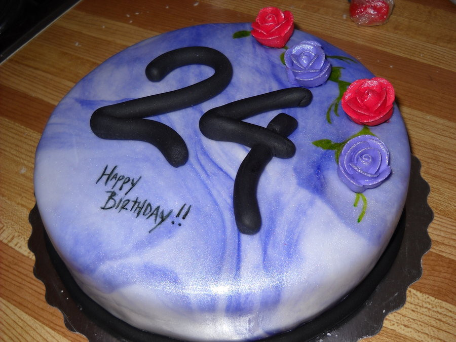 24 Birthday Cake
 10 Birthday Cake 24