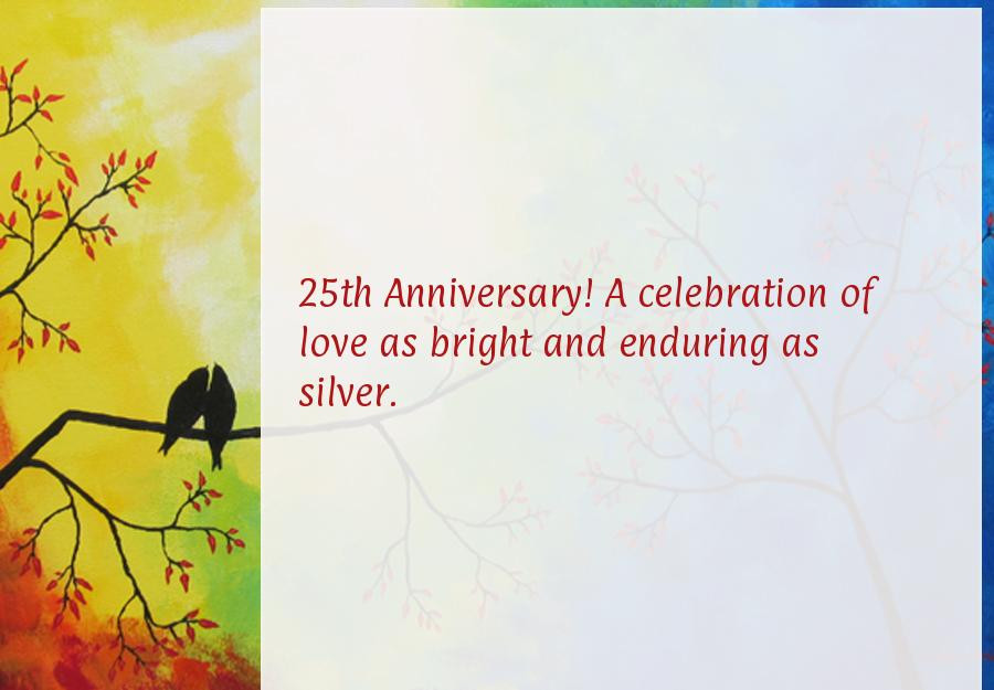 25Th Wedding Anniversary Quotes
 25th Anniversary Quotes QuotesGram