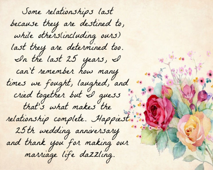 25Th Wedding Anniversary Quotes
 Best Wedding Anniversary Wishes For Husband Quotes