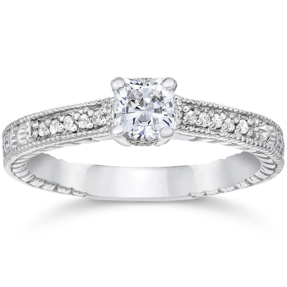 2ct Princess Cut Engagement Rings
 1 2ct Princess Cut Diamond Engagement Ring 14K White Gold