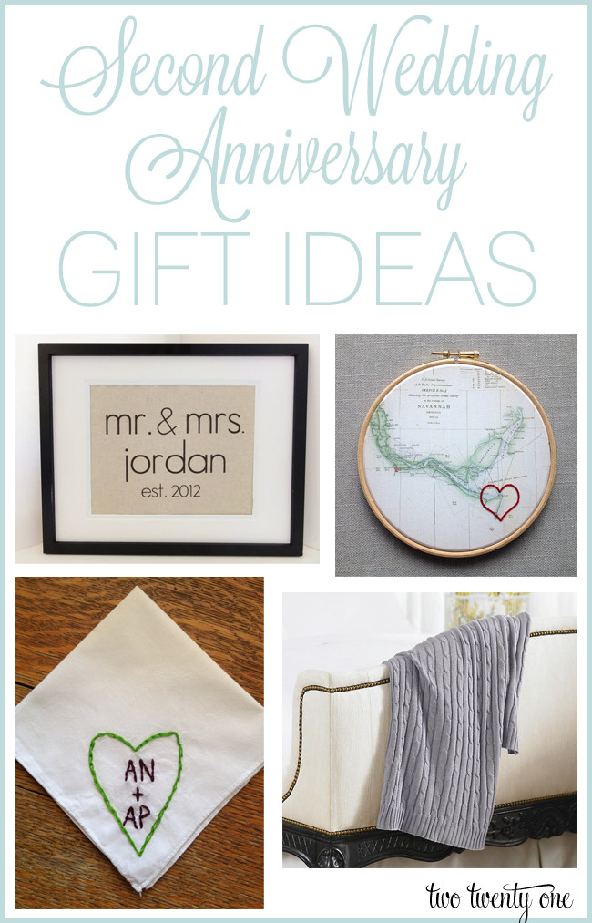 2Nd Wedding Anniversary Gift Ideas For Him
 Second Anniversary Gift Ideas