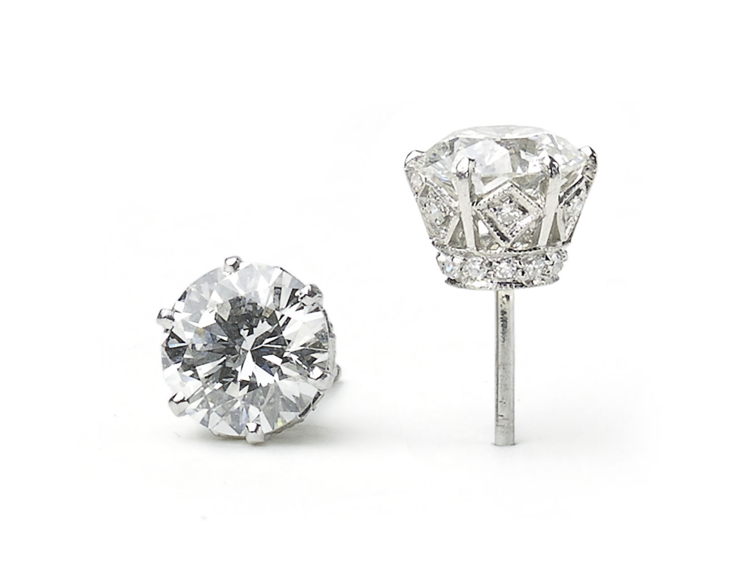 3 Carat Diamond Stud Earrings
 3 11 Carat Diamond Platinum Earrings — Jewellery Discovery