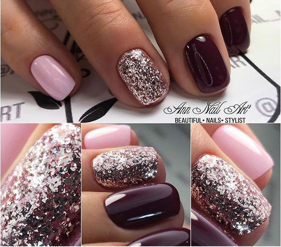 3 Color Nail Designs
 54 Autumn Fall Nail Colors Ideas You Will Love Koees Blog