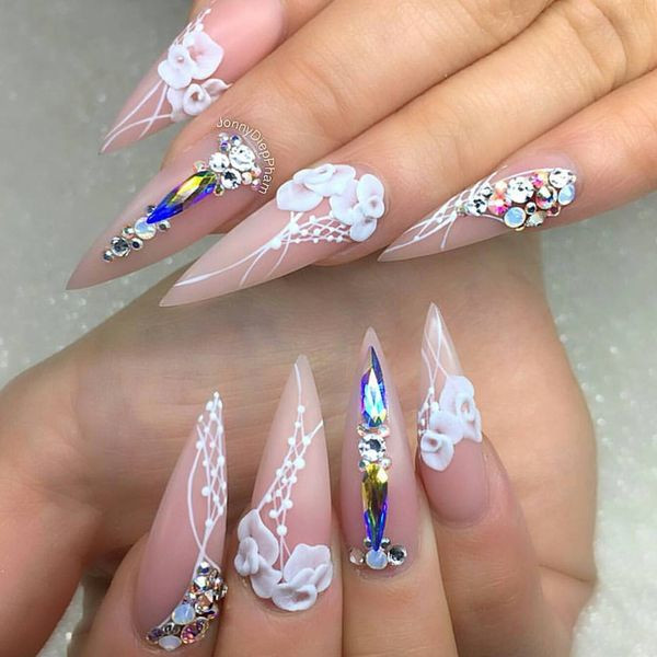 3 Dimensional Nail Art
 Attractive 3D Nail Art Designs for All Occasions