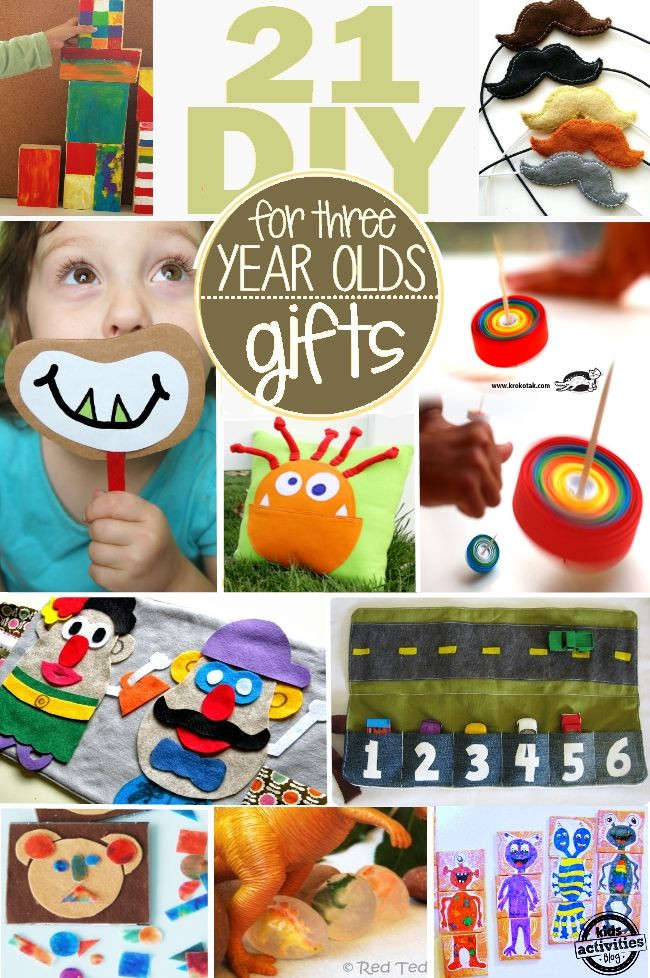 3 Year Old Gift Ideas Boys
 21 Homemade Gifts for 3 Year Olds