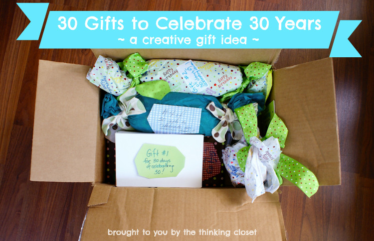 30Th Birthday Gift Ideas For Her
 Creative 30th Birthday Gift Idea — the thinking closet