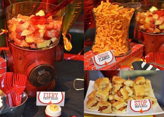 3Rd Birthday Party Food Ideas
 Firetruck Party by Brittany Schwaigert