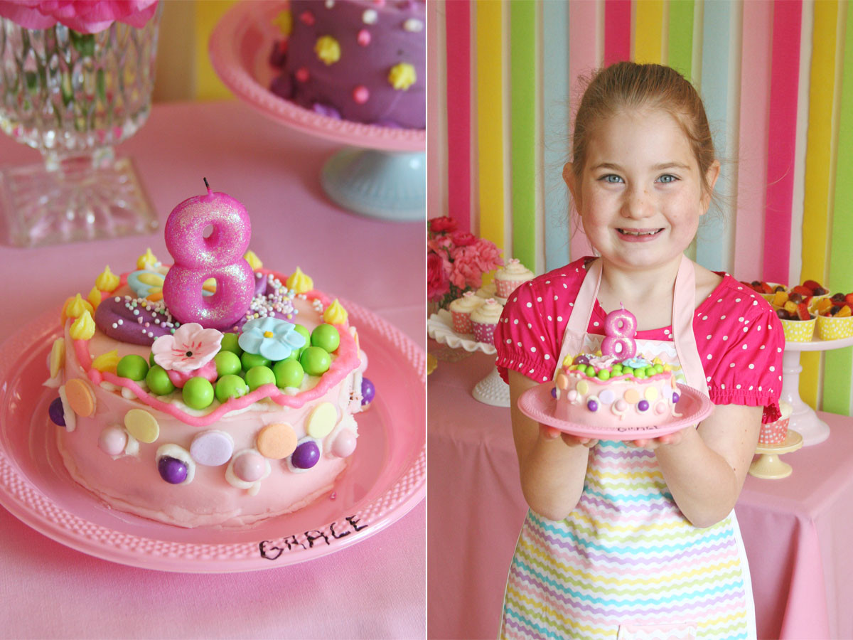 4 Year Old Little Girl Birthday Party Ideas
 Grace s Cake Decorating Party Glorious Treats
