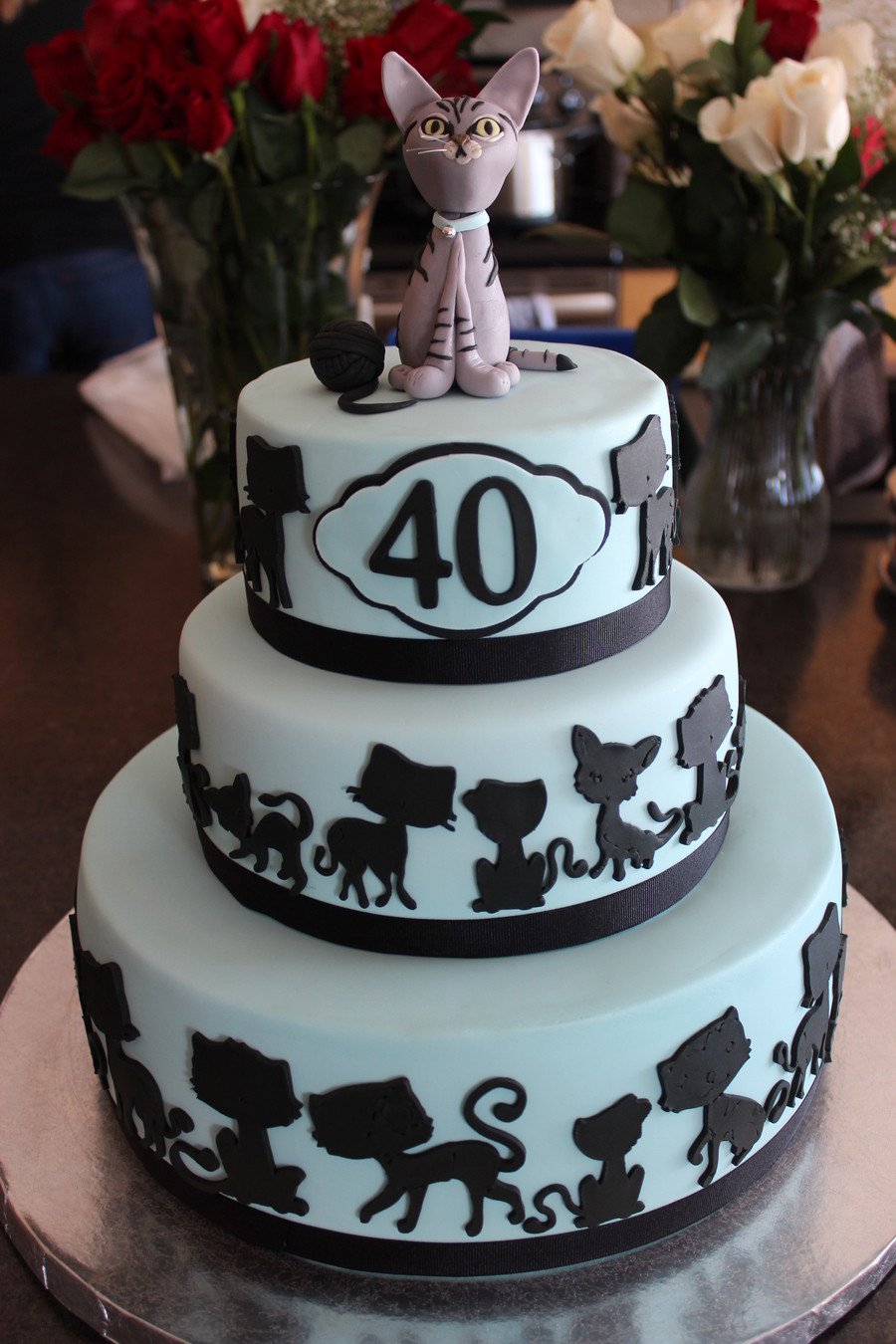 40 Birthday Cakes
 40Th Birthday Cake Client Requested That The Cake Have 40