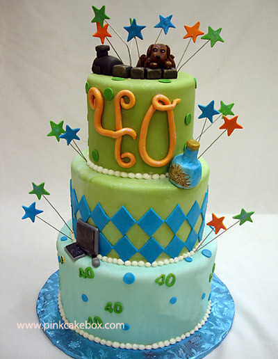 40 Birthday Cakes
 40th Birthday Cakes
