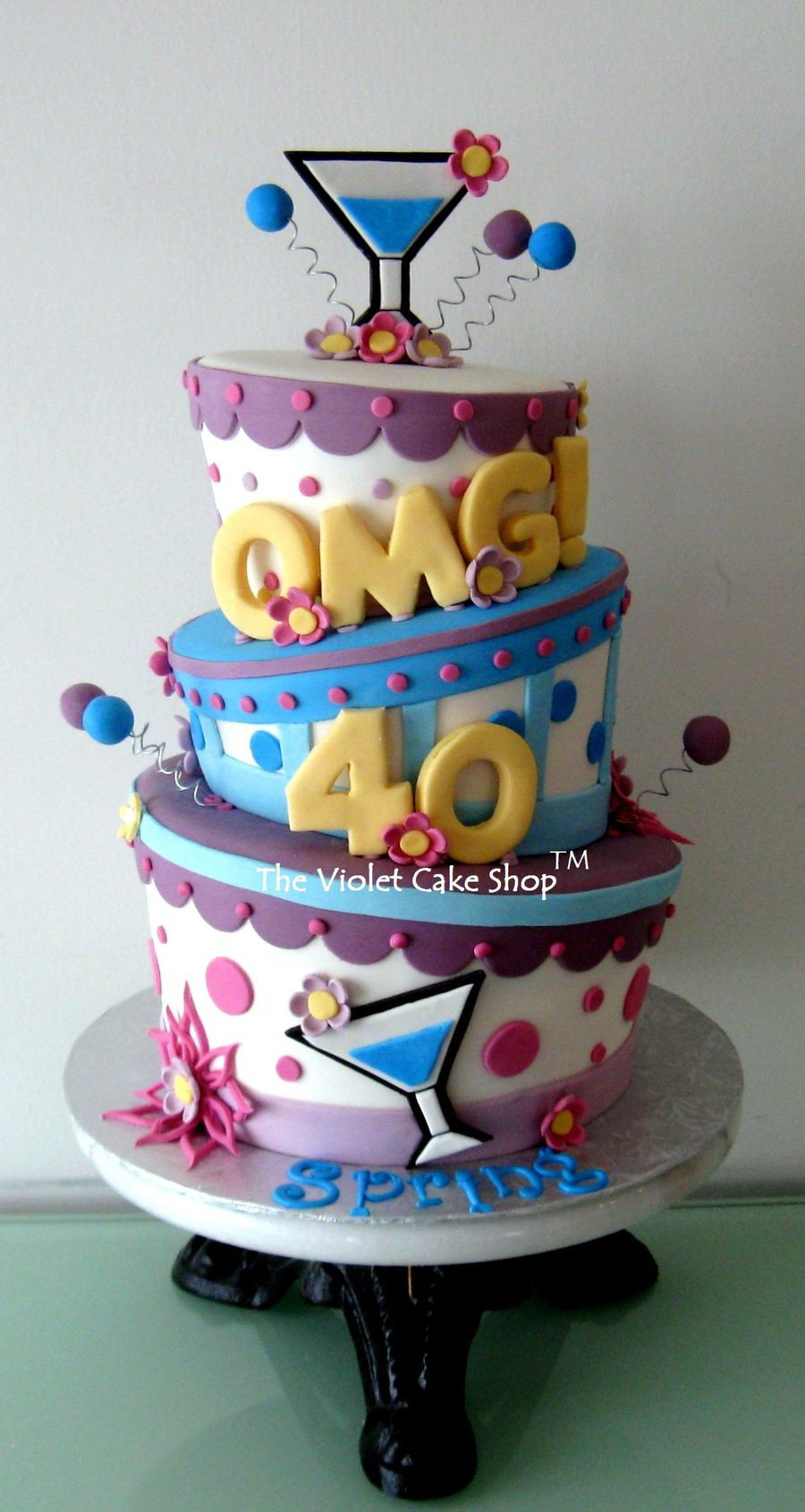40 Birthday Cakes
 Classic 40th Birthday Cake Ideas Party XYZ