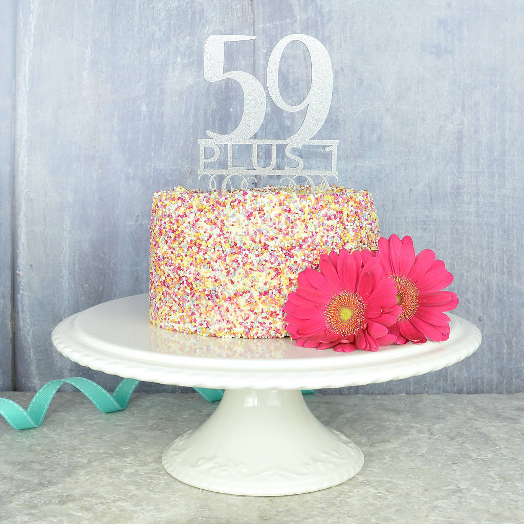40th Birthday Cake Toppers
 40th birthday cake topper by pink and turquoise