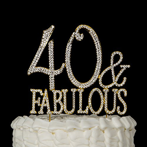 40th Birthday Cake Toppers
 Party Decorations for 40th Birthday Amazon