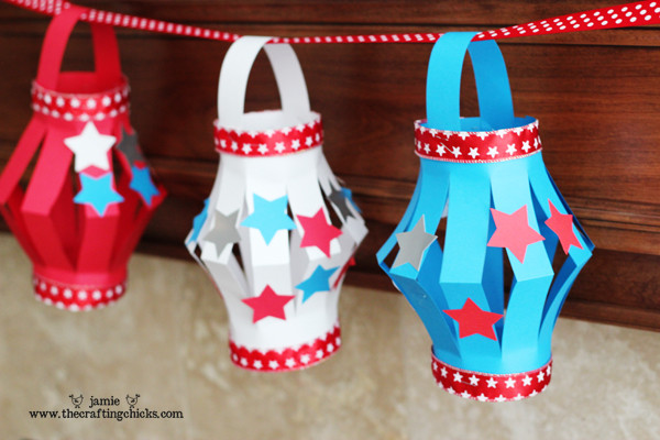 4Th Of July Kids Crafts
 Paper Lantern Kid s Craft 4th of July Style The Crafting