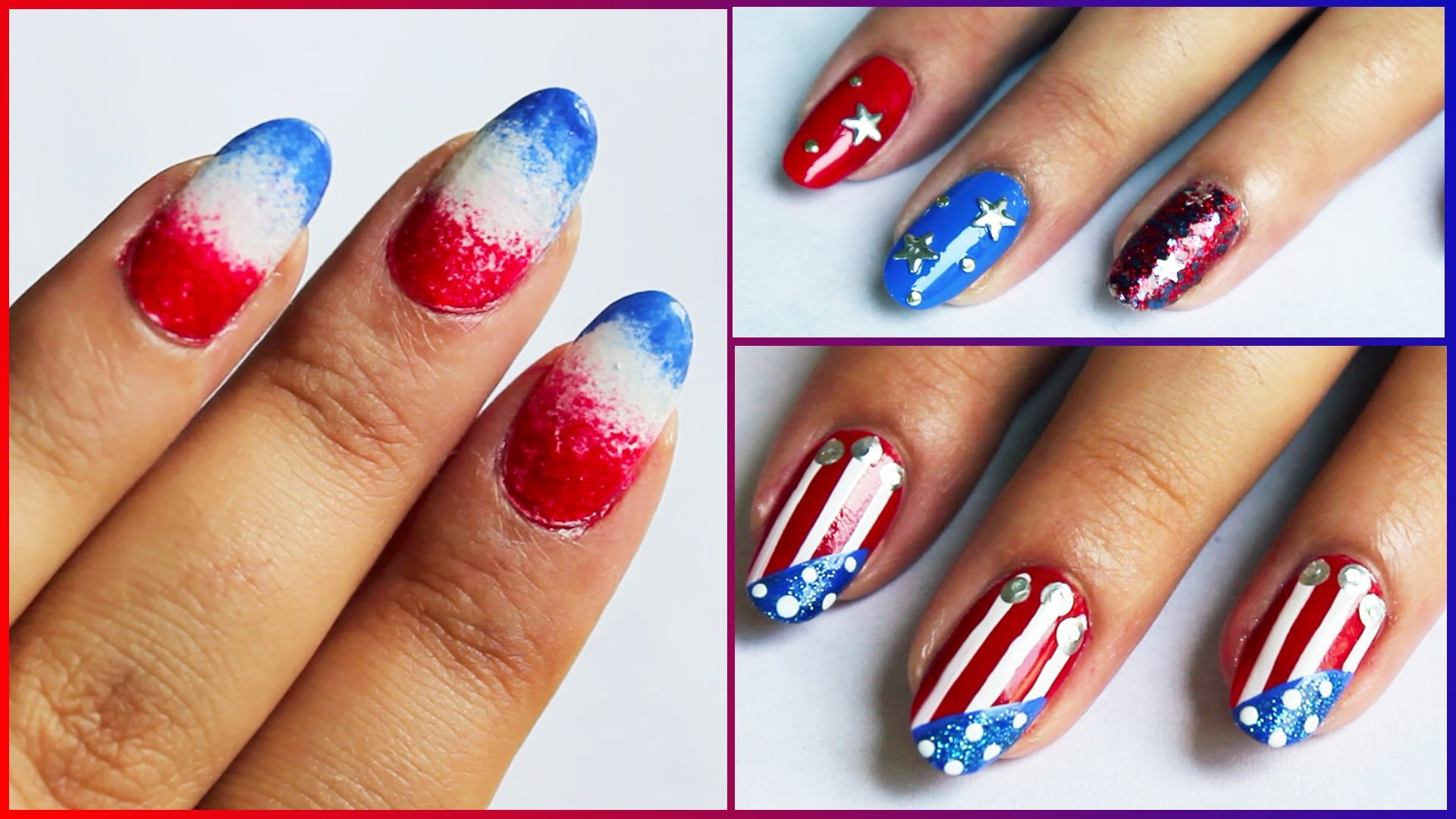 4th Of July Nail Designs
 5 Cute Fun and Easy 4th of July Nail Ideas
