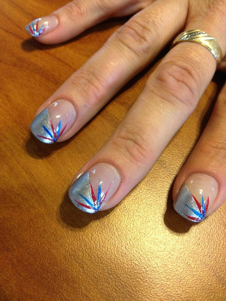 4th Of July Nail Designs
 The Bloomin Couch Fourth of July Nail Inspiration