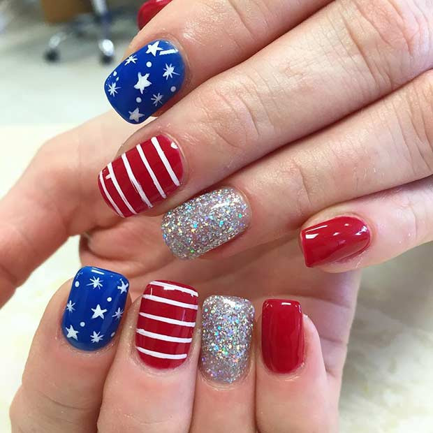 4th Of July Nail Ideas
 31 Patriotic Nail Ideas for the 4th of July