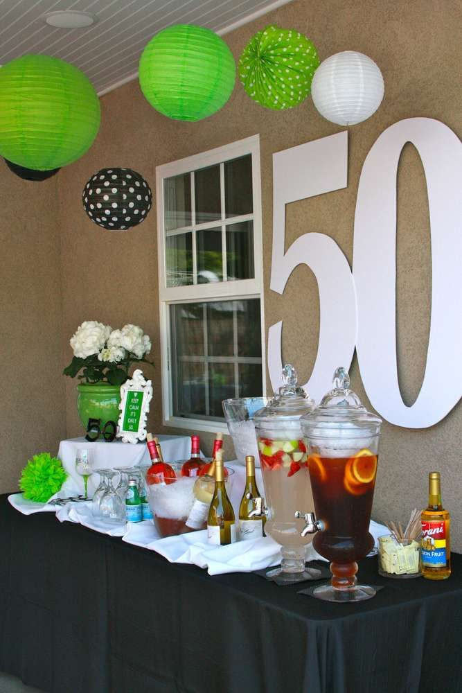 50 Birthday Party Decorations
 50TH Birthday Party Ideas 1 of 10