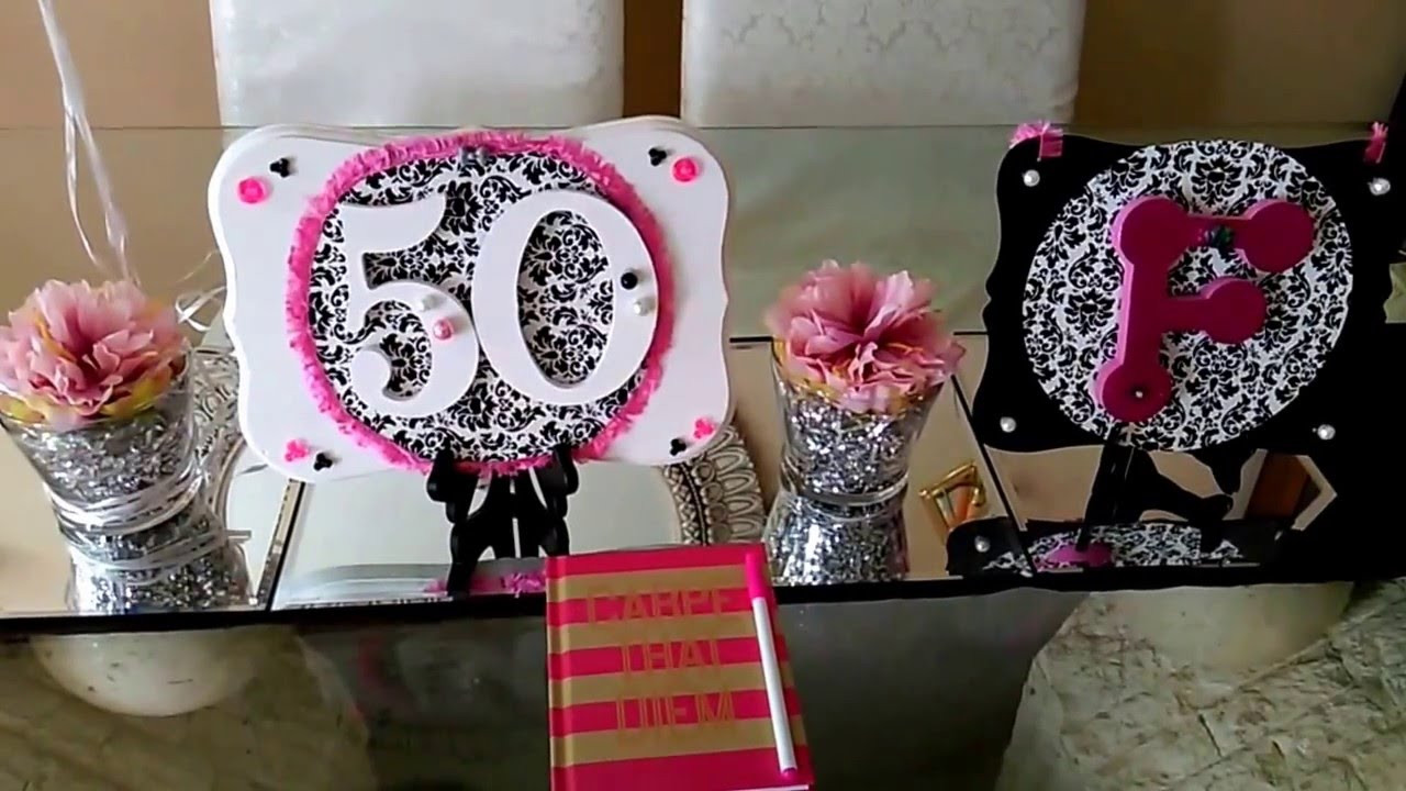 50 Birthday Party Decorations
 DIY 50th Birthday Decor Party Theme