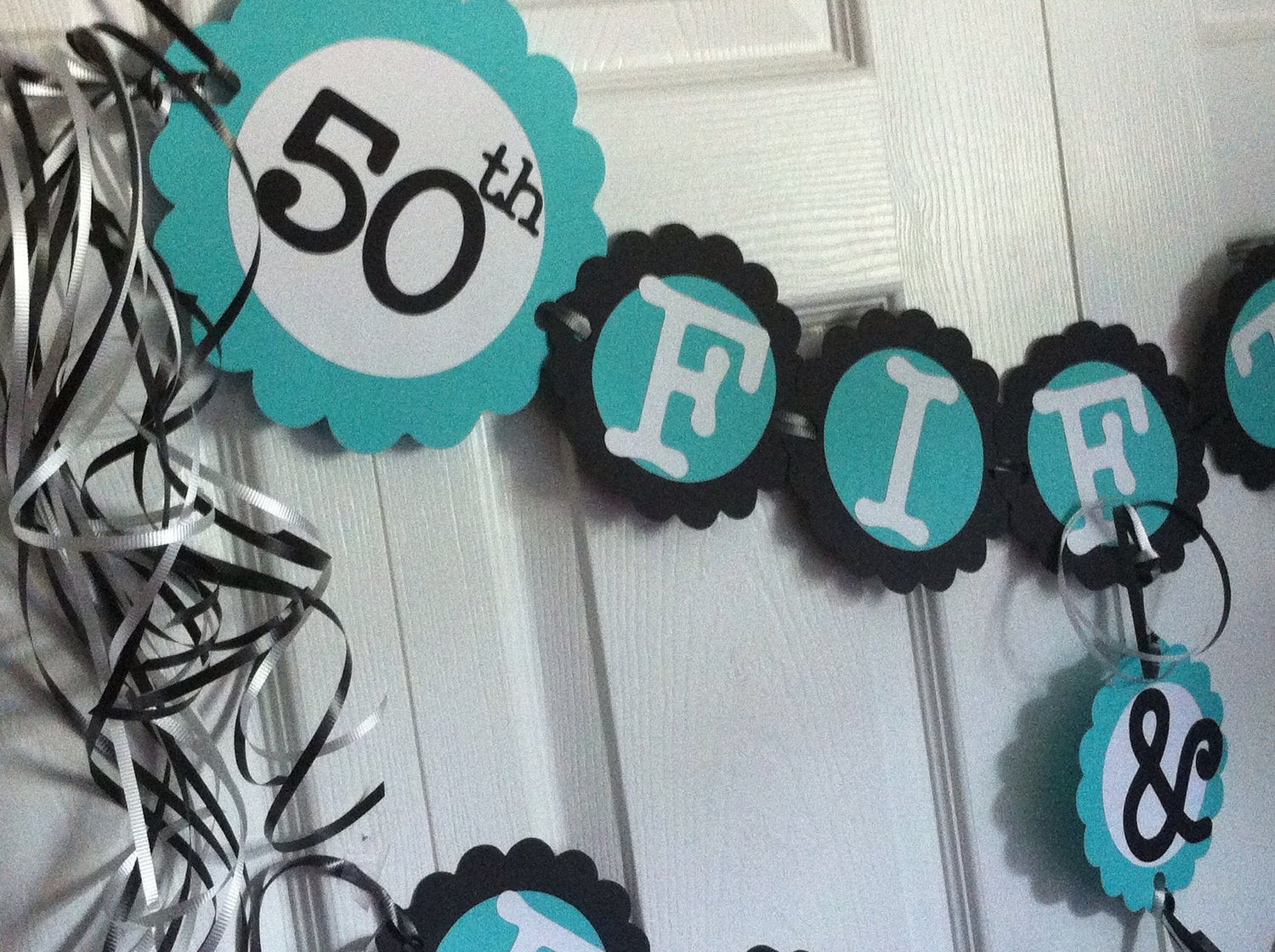 50 Birthday Party Decorations
 50th Birthday Decorations Party Banner 50 & Fabulous