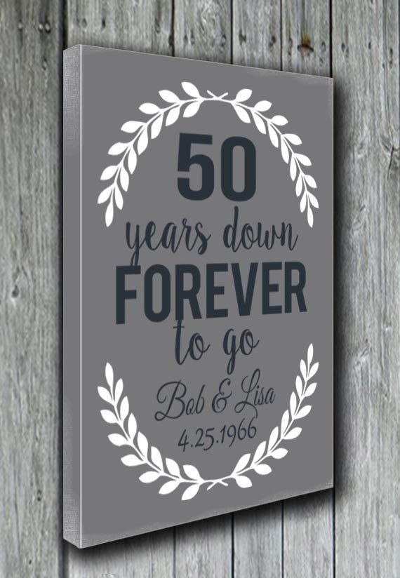50Th Anniversary Gift Ideas For Grandparents
 50th Anniversary Gift Grandparents by doudouswooddesign