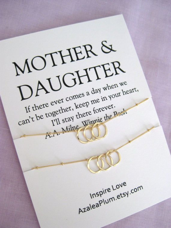 50th Birthday Gifts For Mom
 Mother Daughter Necklace Mom Birthday Gift Mom Gift