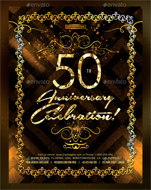 50th Birthday Invitation Template
 45 50th Birthday Invitation Templates – Free Sample