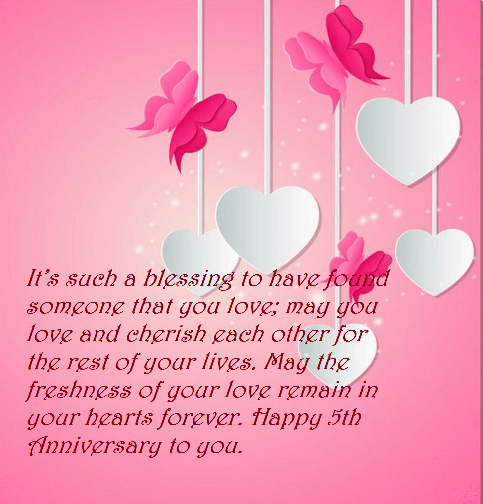 5Th Anniversary Quotes
 5th Marriage Anniversary Quotes Wishes Quote Hil