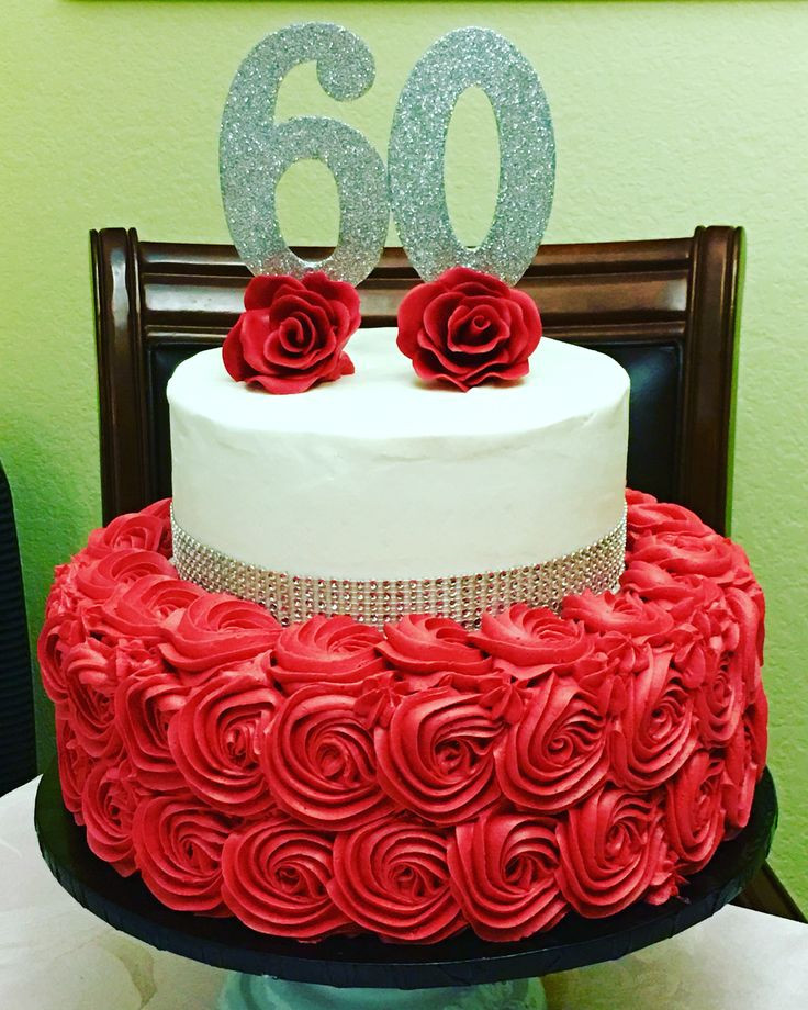 60th Birthday Cake Decorations
 109 best Cakes 60th Birthday images on Pinterest
