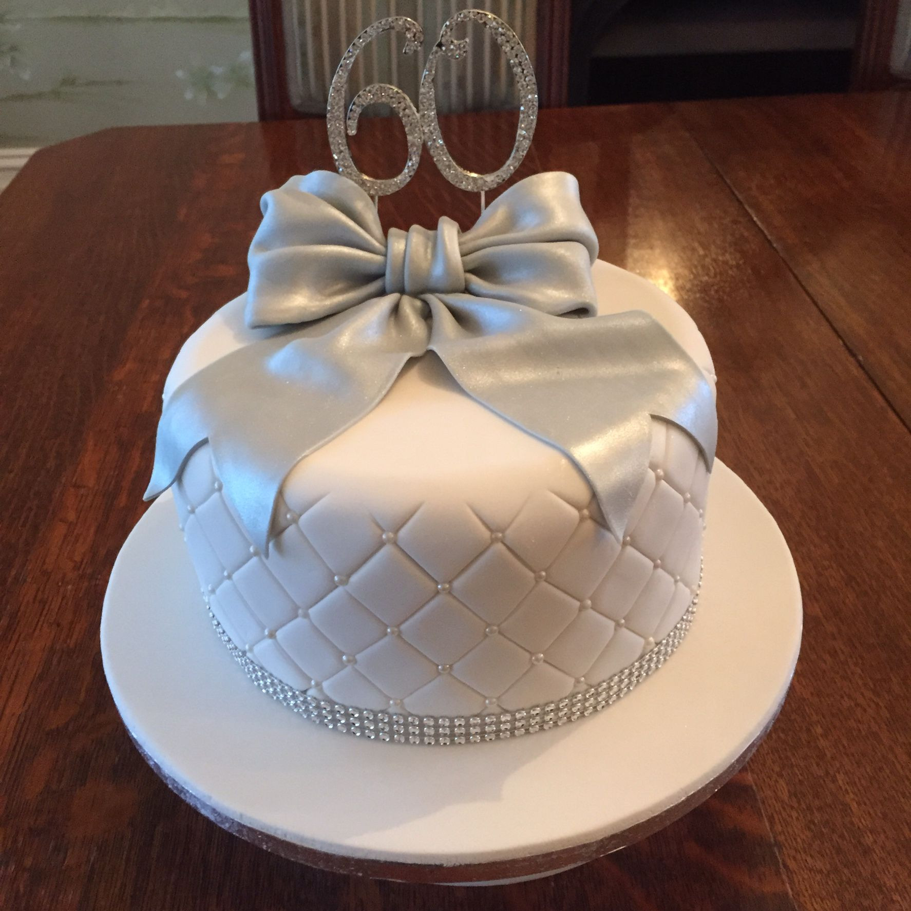 60th Birthday Cake Decorations
 60th Wedding Anniversary Cake
