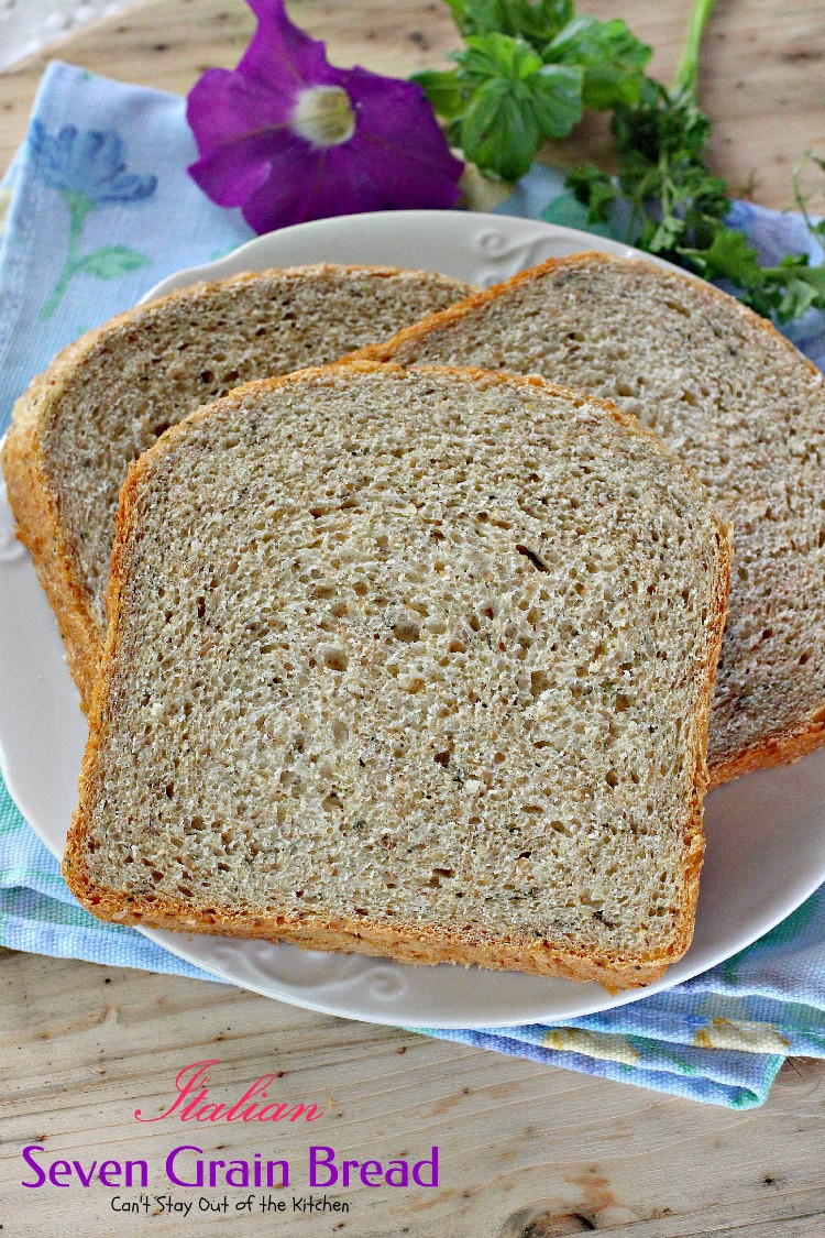 7 Grain Bread Recipe
 Italian Seven Grain Bread Can t Stay Out of the Kitchen