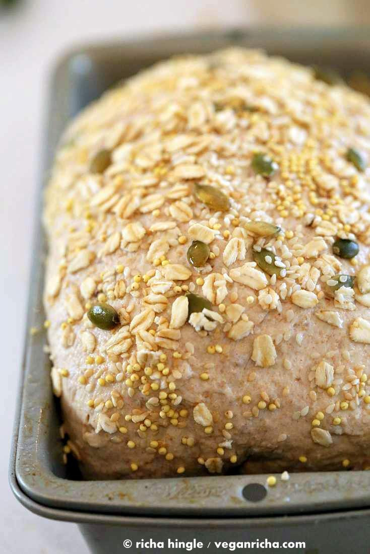 7 Grain Bread Recipe
 Whole Grain Seed Bread Recipe Vegan Richa