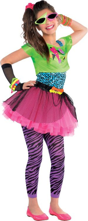 70S Dress Up Ideas For Kids
 Girls Totally Awesome 80s Costume Party City