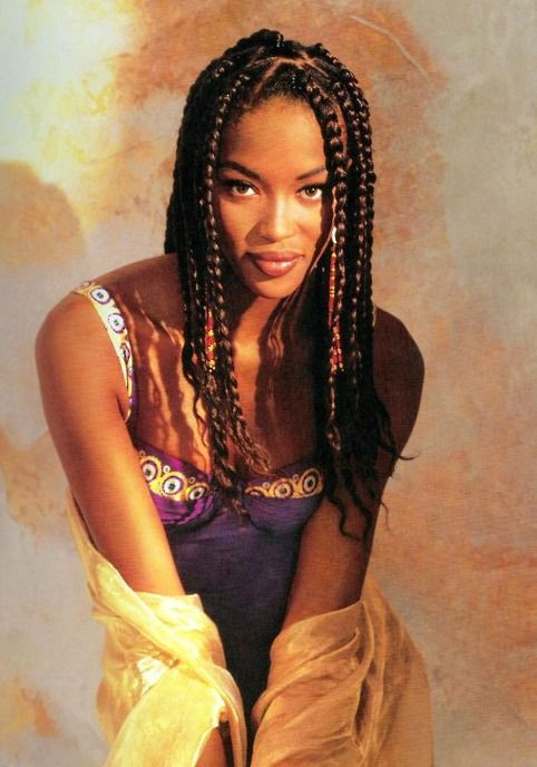 90S Black Female Hairstyles
 Naomi Cambpell Women of the 90s
