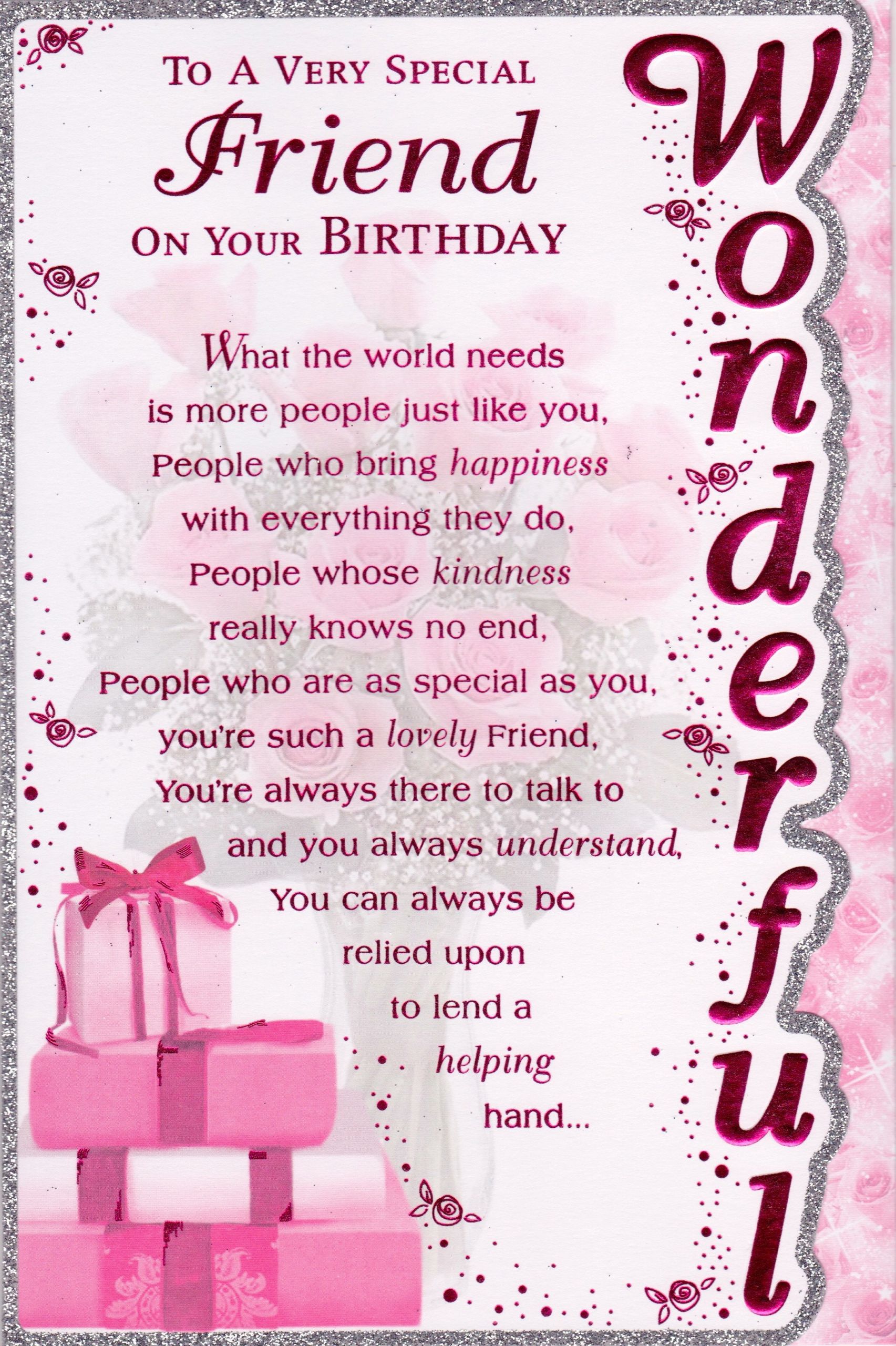 A Birthday Card
 Very Special Birthday Quotes QuotesGram