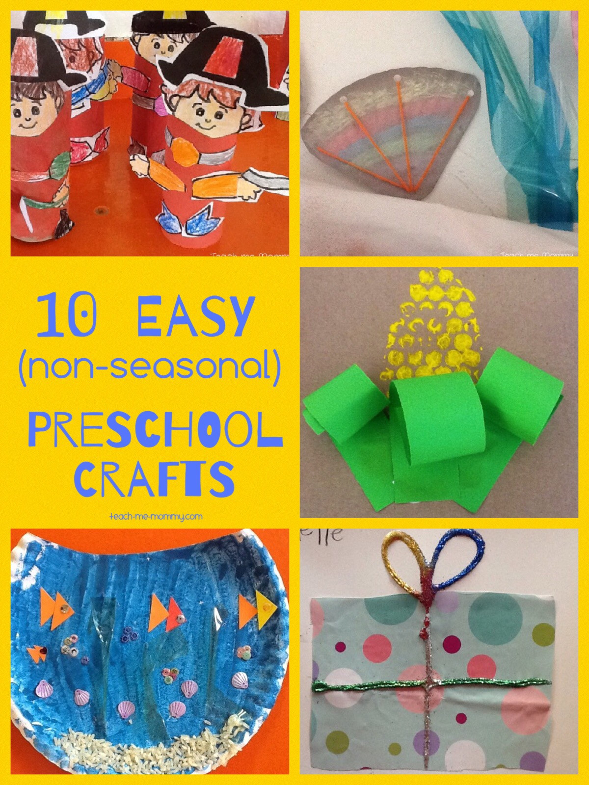 A Crafts For Preschoolers
 Easy Crafts for Preschoolers Teach Me Mommy